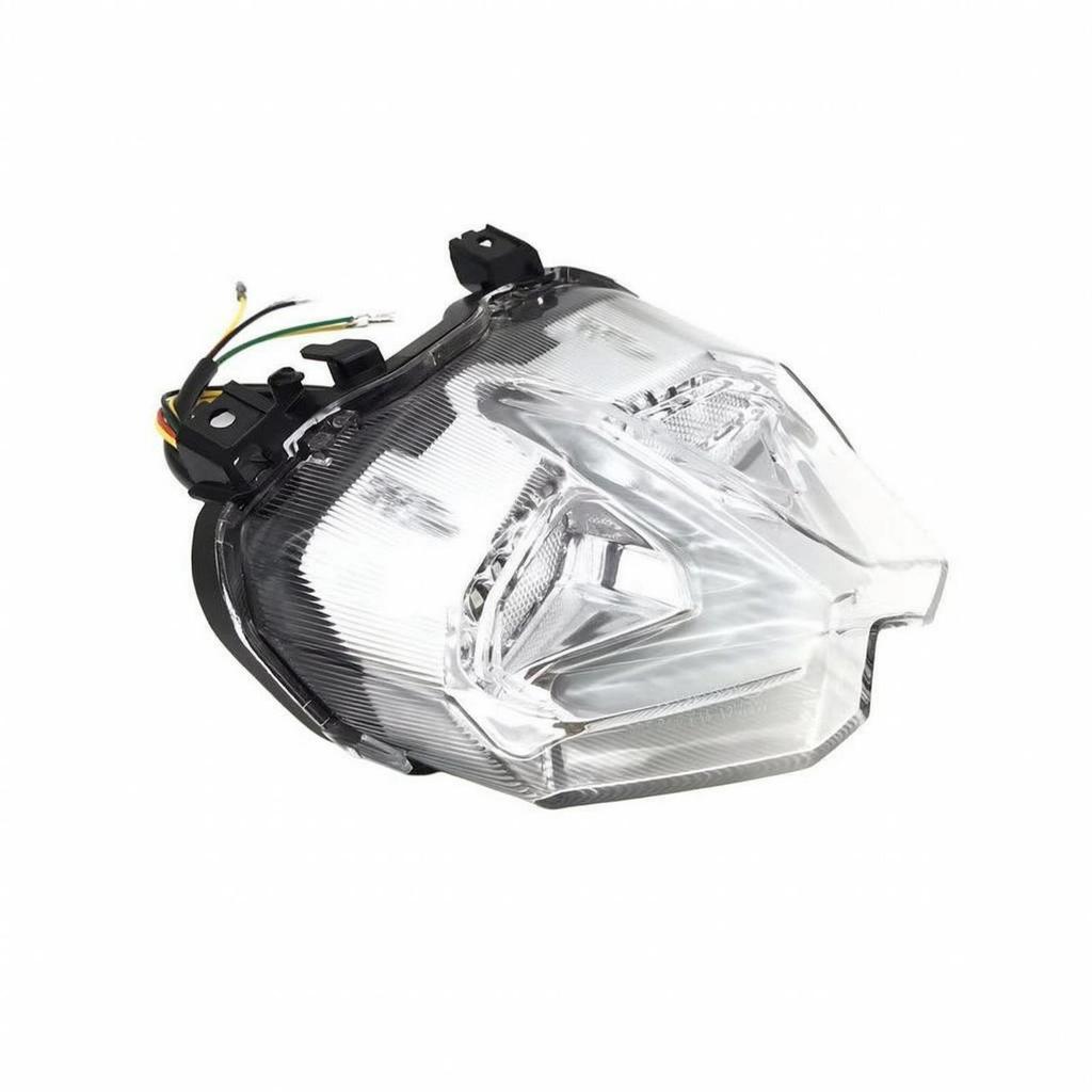 Motorcycle Tail Light with Turn Signals Sleek Integrated