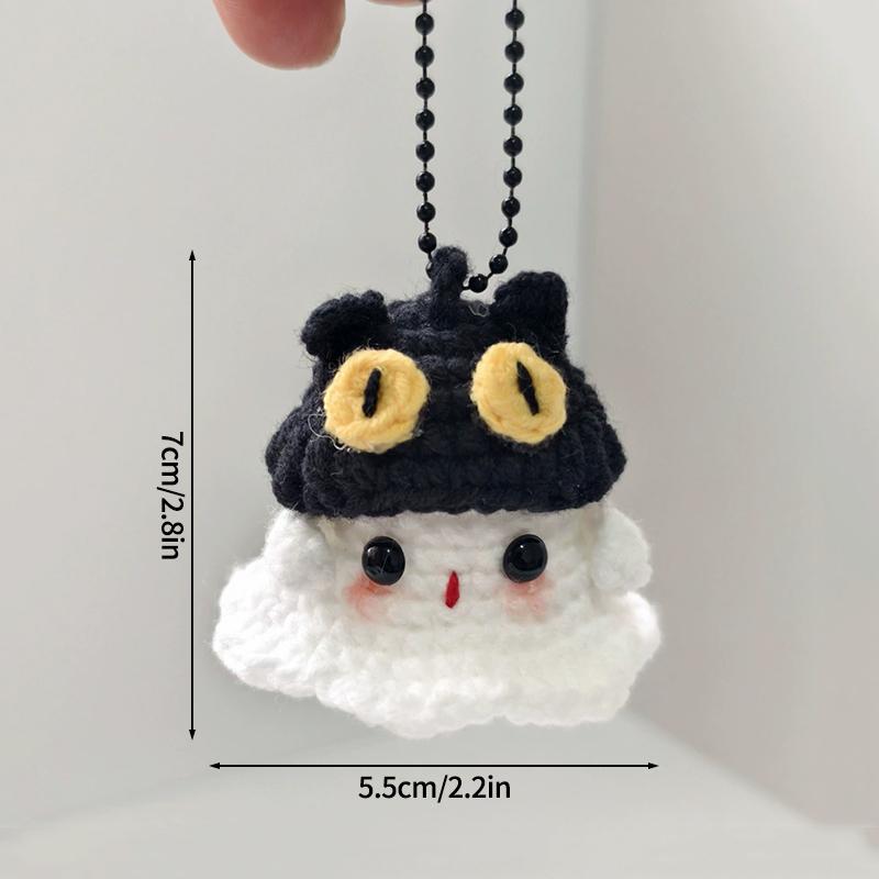 Crochet Positive Energy Dolls Cute Mini Pocket Hug Knitted Potatoes Handwoven Figurine Crafts Kawaii Crochet Animals Xmas Gifts