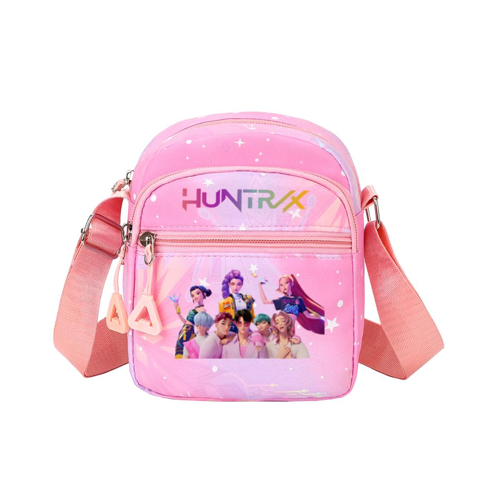 KPop Demon Hunters Shoulder Bag Trendy Single Shoulder Messenger Bag Pack Candy Bag Purse Wallet Handbags