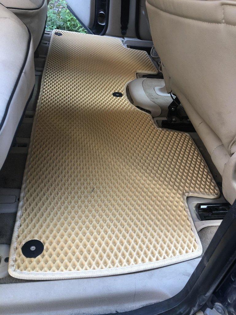 Коврики EVA (3 ряда, бежевые) для Seat Alhambra 1996-2010 гг