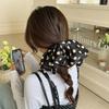 Retro Polka Dot Hair Band Women French Elegant Elastic Hair Rope Hair Accessories
