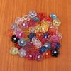 50 Pieces Acrylic Resin Rhinestone Clear Colorful Buttons Sewing Supplies
