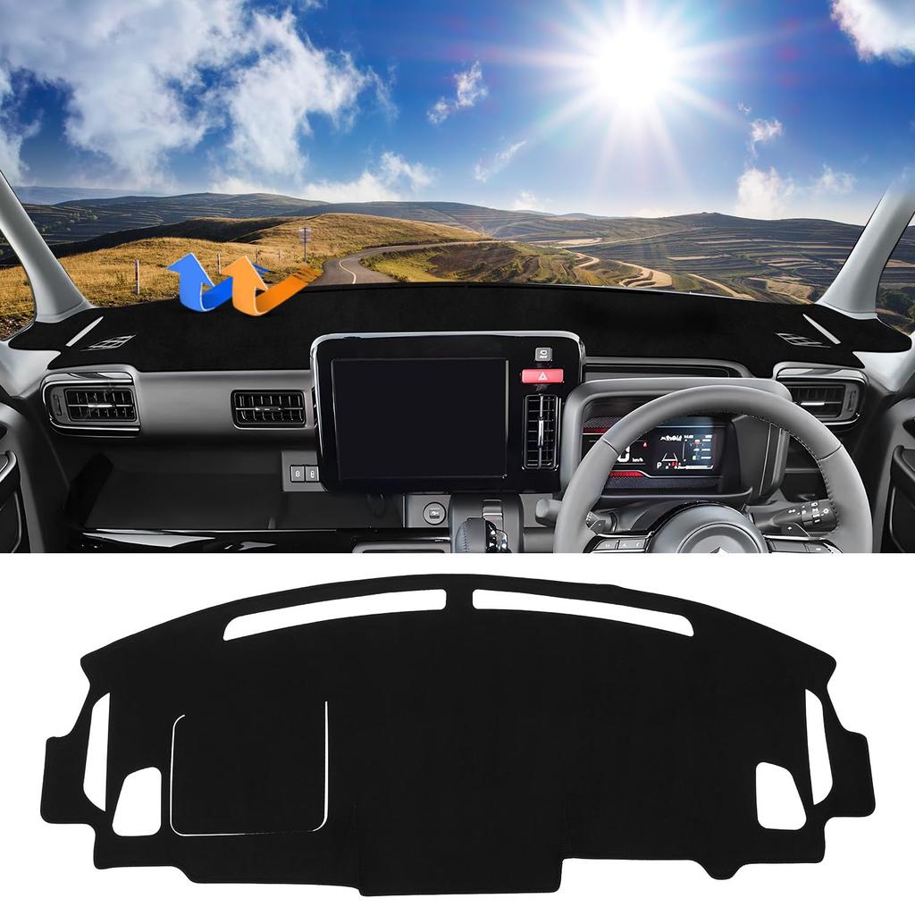 Cartist New Spacia MK54S MK94S Dashboard Mat for Vehicles Spacia Custom Dashboard Cover SPACIA CUSTOM November 2023 Current Model Design Reduces