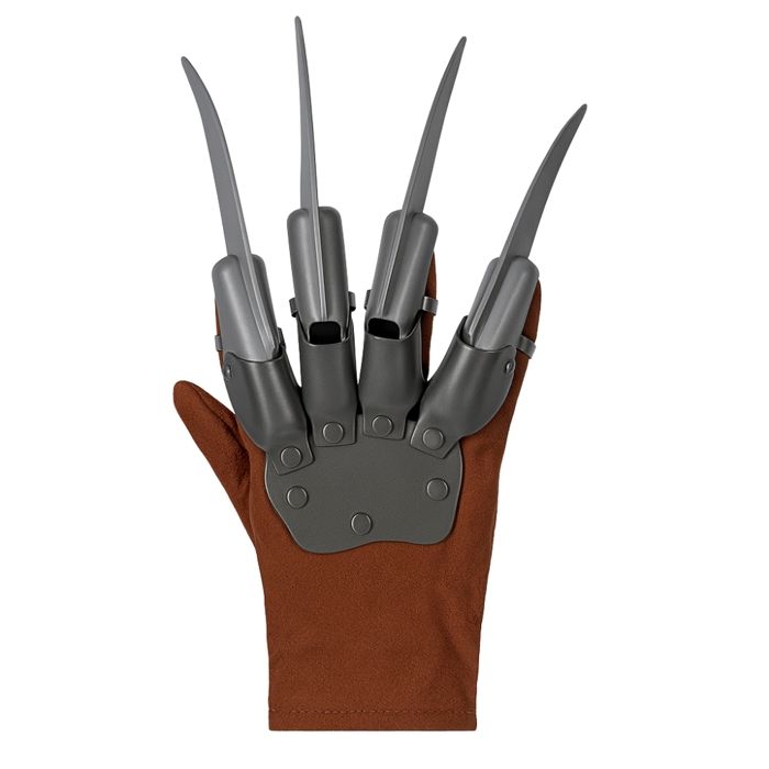 Acessório de fantasia - SIROCO - Luva Freddy Garras Plástico - Leve - Reutilizável - Design realista
