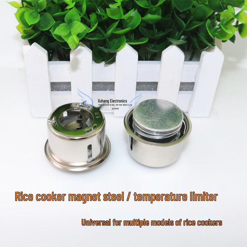 Rice Cooker Accessories: Magnet & Round Temperature Limiter Thermostat