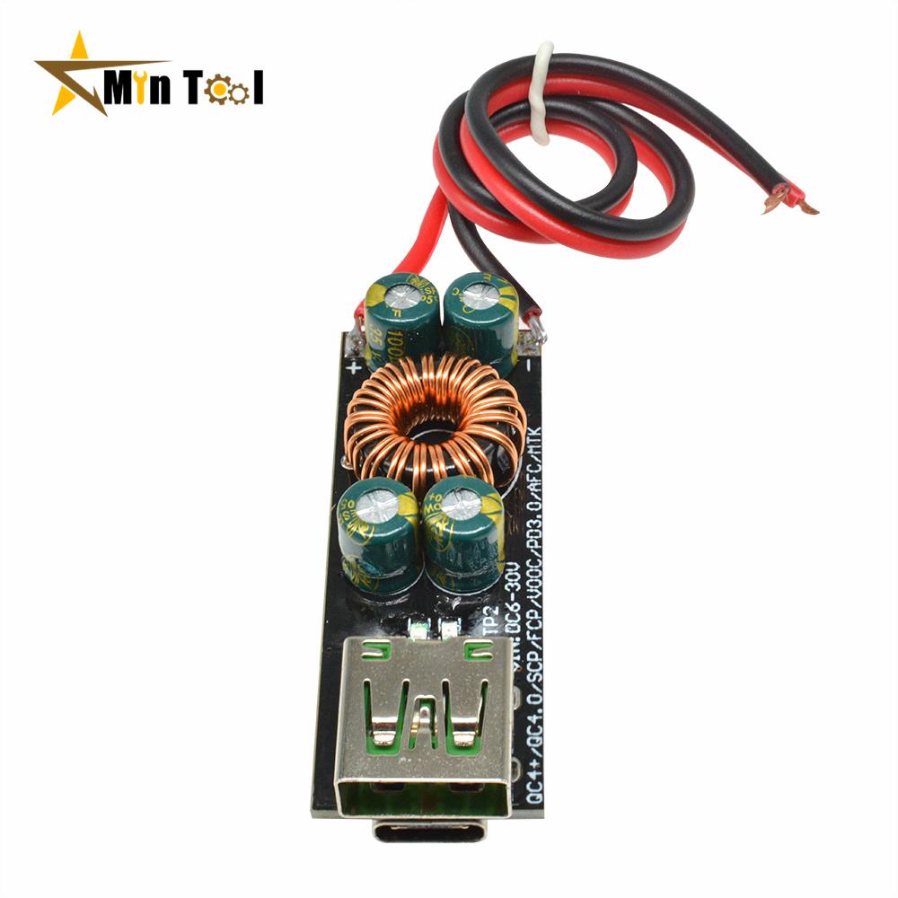 6-32V SW3518S Full Protocol Mobile Phone Fast Charge Board Step-down Module QC4.03.0 for Battery Charger Module