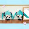 Genuine Spot Hatsune Miku Double Ponytail Rotary Jumping Pull Start Pendant Fufu Doll Interesting Trendy Doll Birthday Gifts