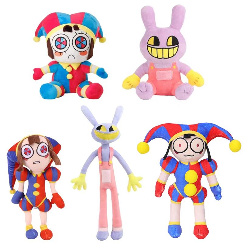 New Digital Clown Pu Plu Doll Toy Soft Stuffed Animal Toy for Adults Jax Digital Circus Magic Number Clown Doll