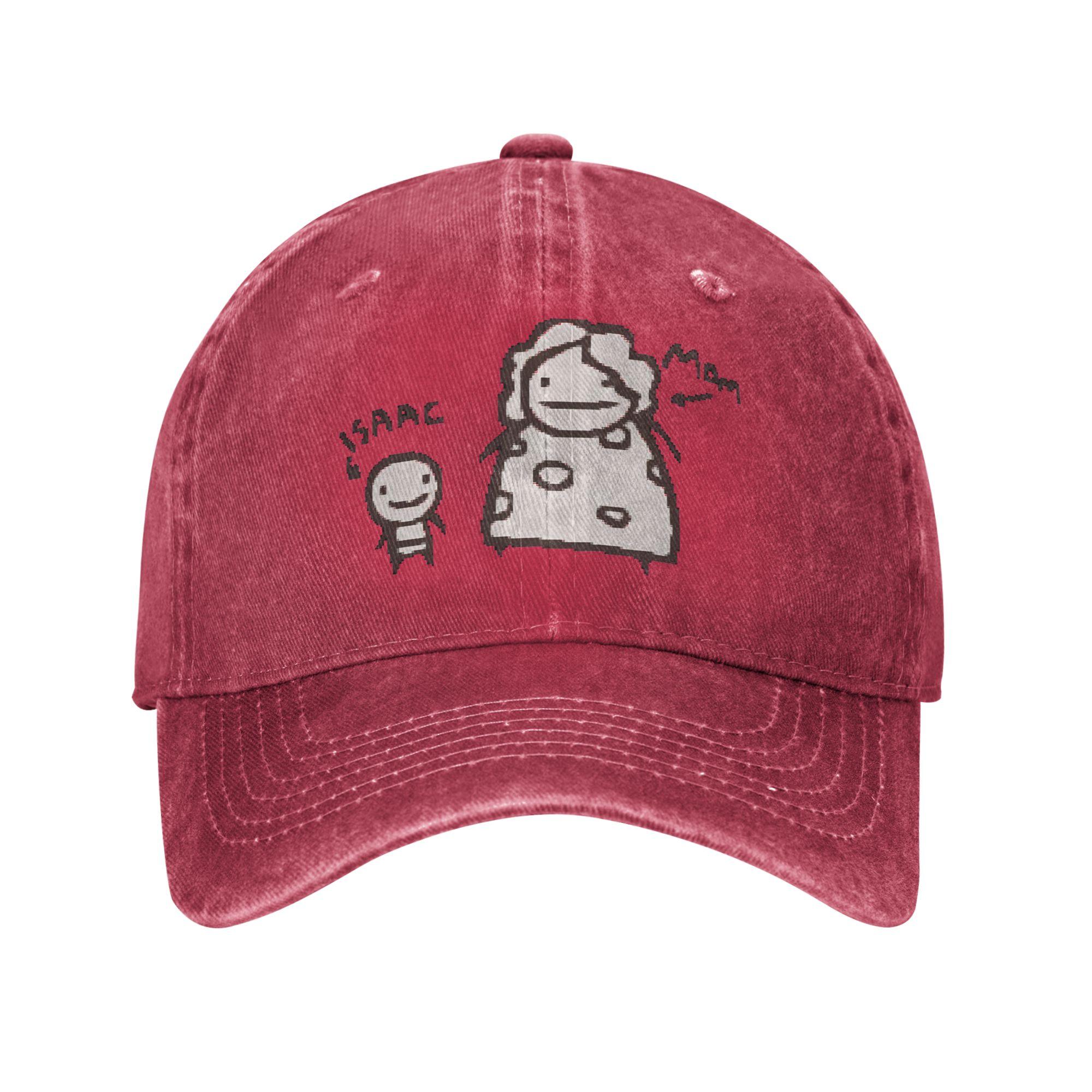 

Summer The Binding Of Isaac Baseball Cap Sun Wholesale Print Washed Trucker Hat Couple Women Casual Running Baseball Caps One Size