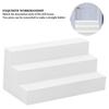 Dollhouse Miniature White Stairs DIY Model Toy Accessory for 1:12 Dollhouse Villa (White Steps)