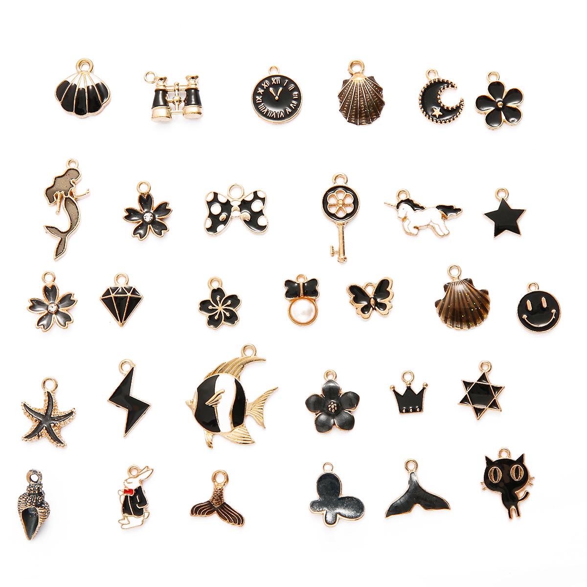 

10 шт., металлические эмалированные подвески, подвески для женщин и детей, ожерелье, браслет, аксессуары для самостоятельного изготовления ювелирных изделий 10