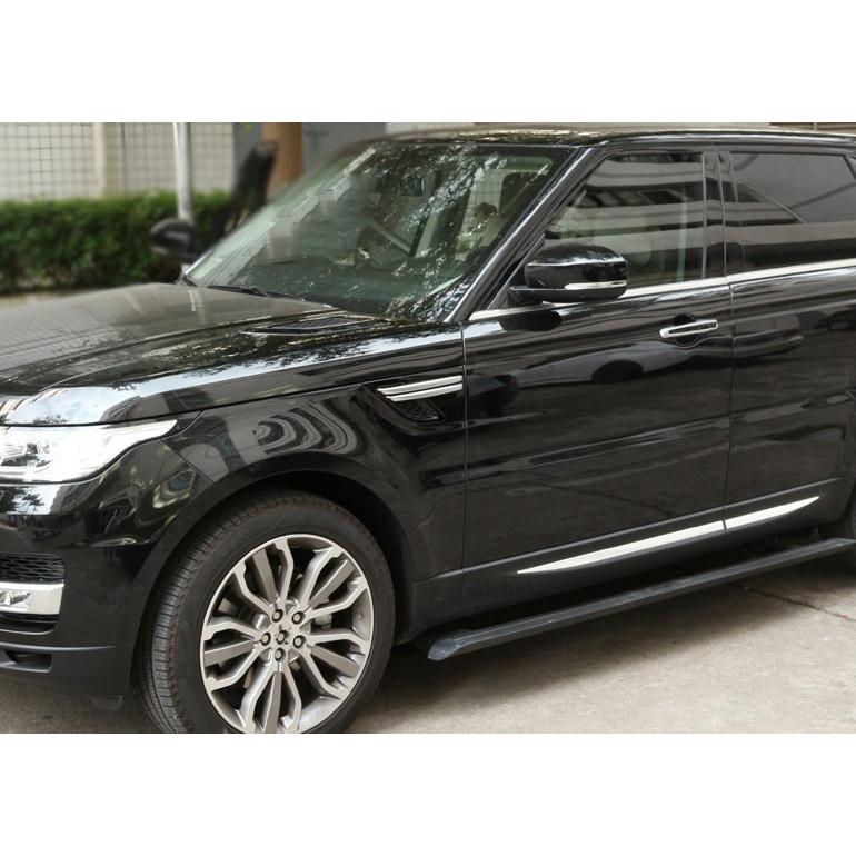 For Range Rover Sport 2014-2017 Matte Silver Side Fender Air Wing Vent Strip 4PC
