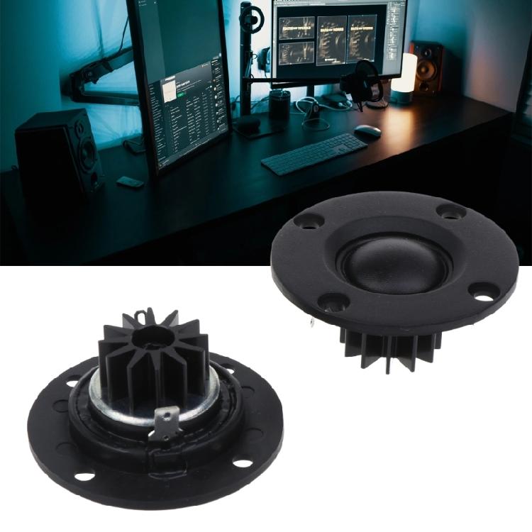 1.5 Inch Tweeter Speaker Unit Black Silk Membrane 6OHM 30W ATreble Loudspeaker