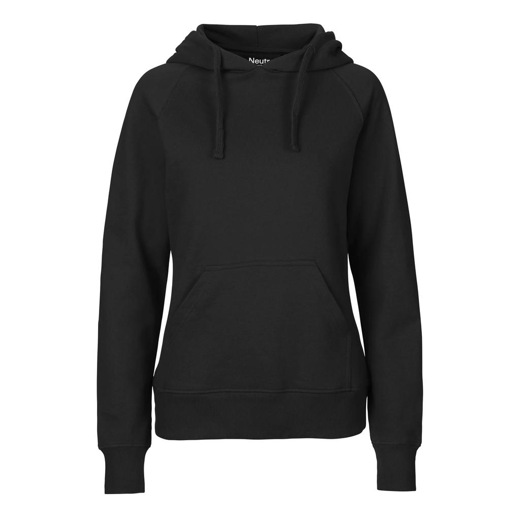 Neutraler Damen/Damen Einfarbiges Kapuzensweatshirt