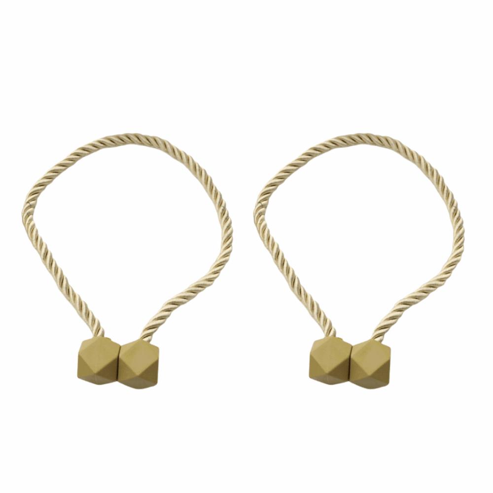 2Pcs INS Window Curtain Buckles Adjustable Magnetic Curtain Strap Curtain Holders  Home Decoration