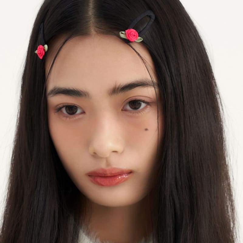 FANTASTIC PLANET [2SET] mini rose hair pin