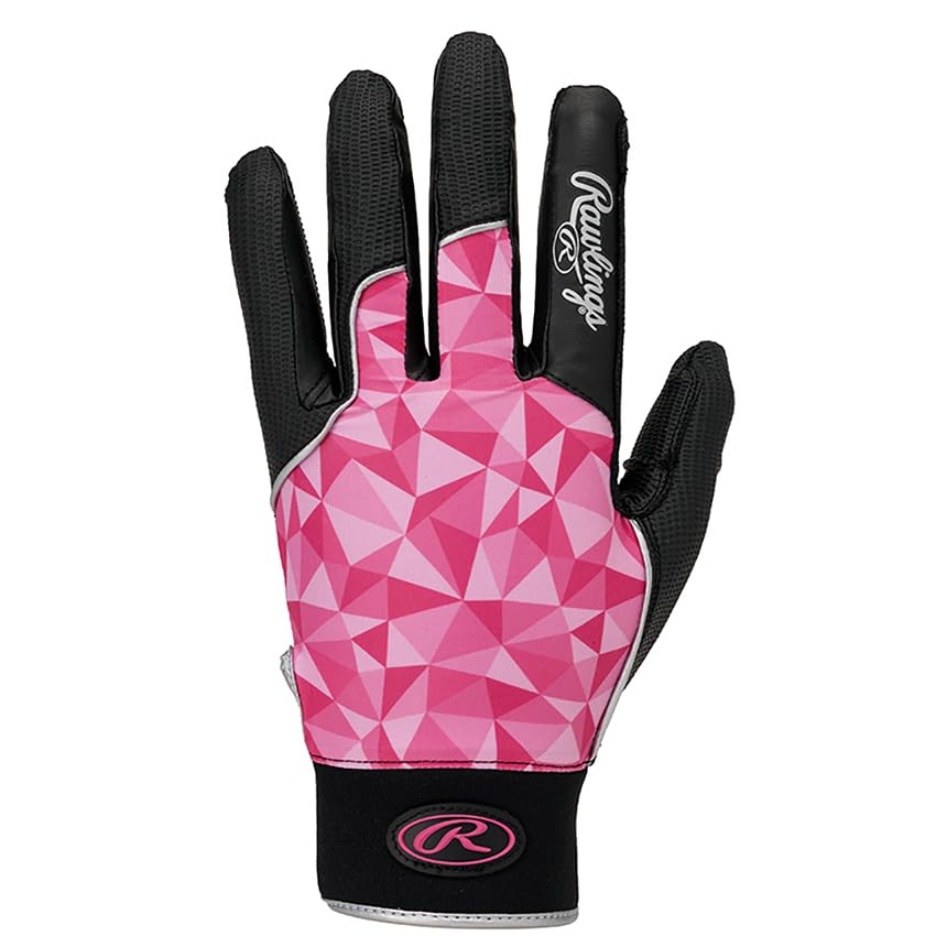 Rawlings Wizard Field Glove Baseball Defensive One Junior L (EFG25S01), Glove, Hand, Black/Pink, (JL), Left-Handed