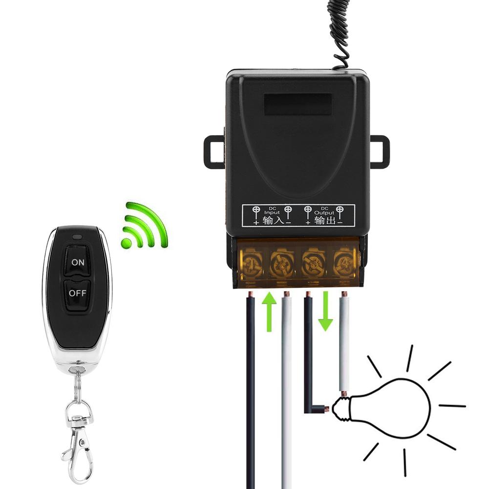 3000W Wireless Relay One way Remote Control   Receiver   Transmitter (AC80-250V)