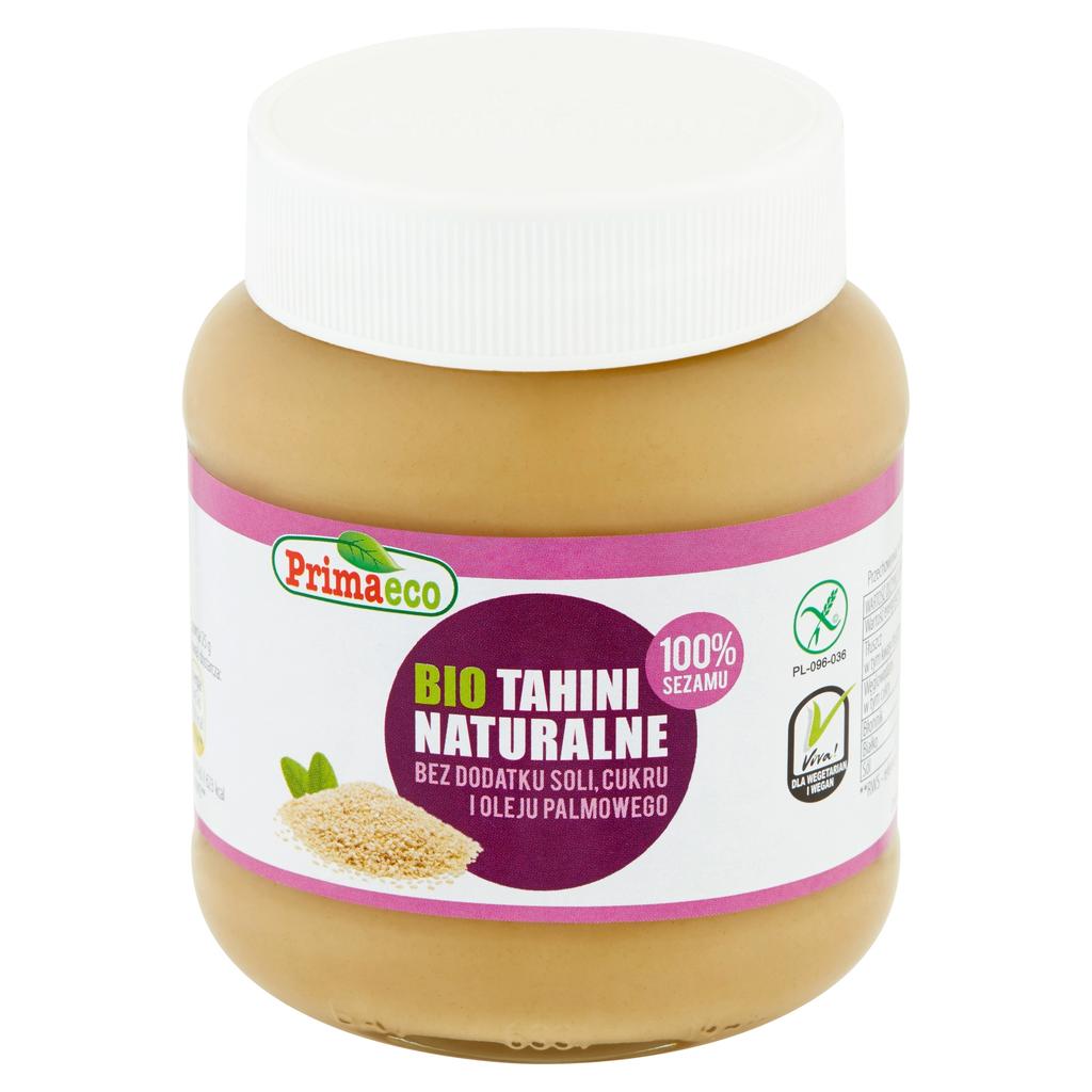 Natural tahini 100% sesame, organic, gluten-free, 350 g, Primavika