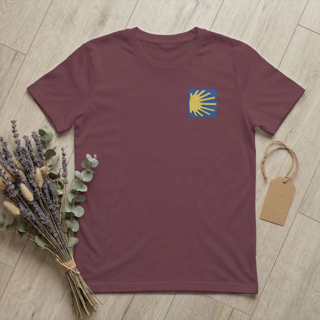 Camino de Santiago Hiking Unisexs T Shirt Way of St James Fashion Tees Short Sleeve Crewneck TShirts Cotton Unique Tops