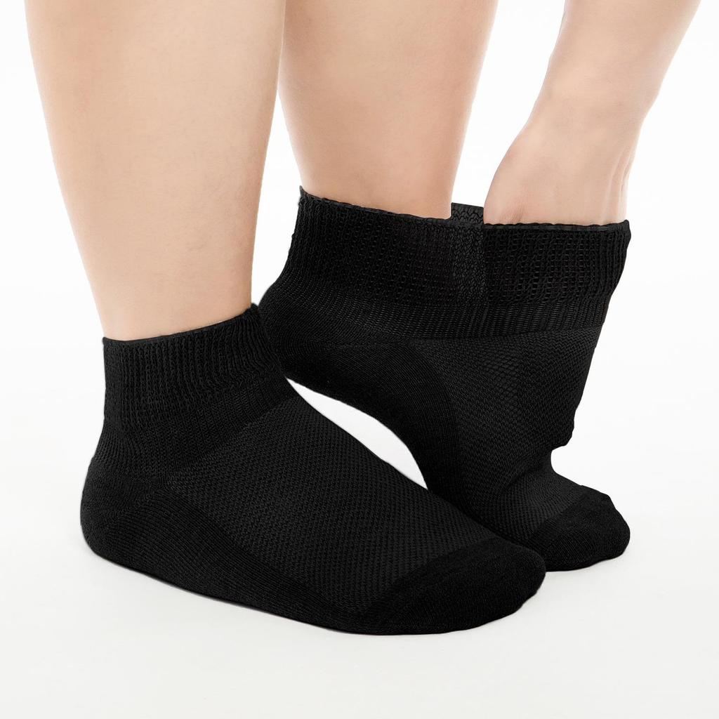 Unisex Loose Summer Socks for Diabetics - Short and Comfortable