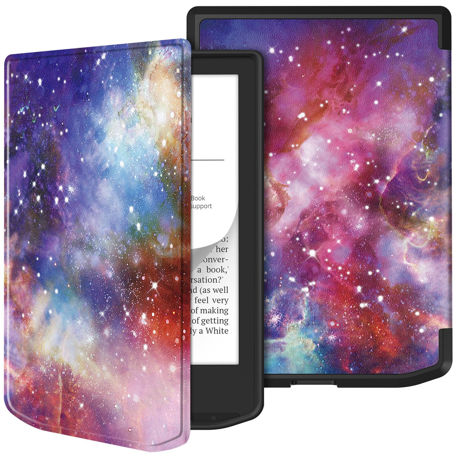 

Чехол для электронной книги для Pocketbook Verse Lite/Verse Pro PB634/Verse PB629 с принтом, TPU+PU обложка Galaxy