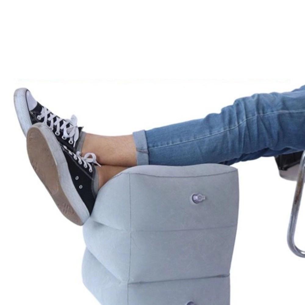 Foot Relax Inflatable Footrest Comfortable Seat Cushion Compact Leg Cushion Pillow Car Travel