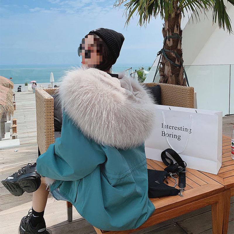 

2022 Women s Leather-Lined Short Fox & Mink Fur Coat, Removable M