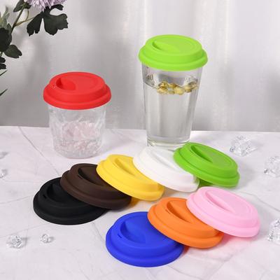 Tapas Anti-Polvo para Tazas de Café 9cm Tapa Fresca Accesorios para Bebidas Tapa de Silicona para Taza Té con Leche