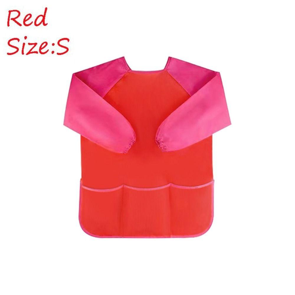 Cute Craft Kitchen Cooking Bib Waterproof Art Kids Painting Apron