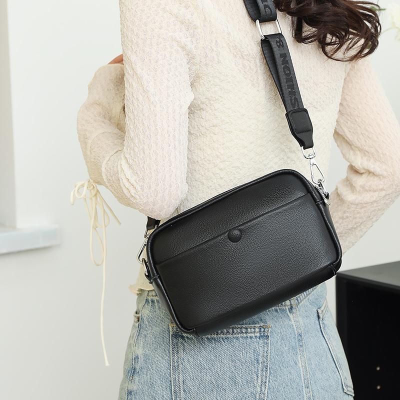

Luxury Solid Color Genuine Leather Handbag Women Cowhide Purse Female Shoulder Messenger Sac Ladies Fashion Totes 22cm 9cm 14cm