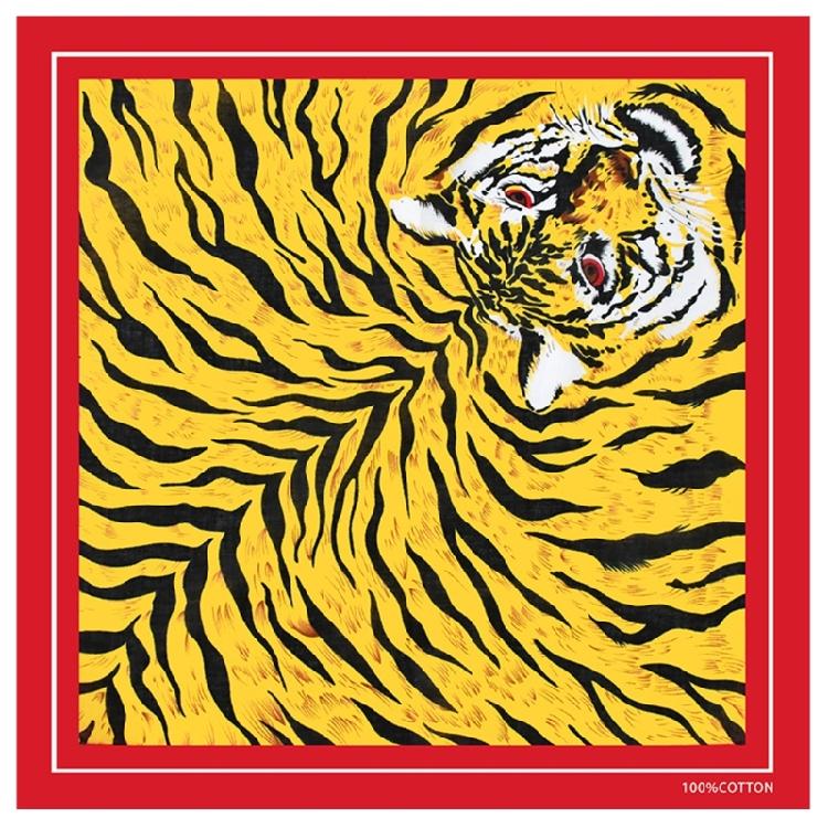21'' Head Wrap Rapper Head Scarf Hair Bandana Smooth Turbans Beast Pattern