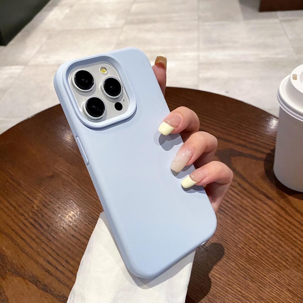 For Apple 16 Liquid Silicone Mobile Phone Case Soft Silicone for IPhone15 Promax Magnetic All-inclusive Thickened Anti-fall