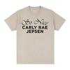 Carly Rae Jepsen T-Shirt Mode Grafikdruck Rundhals Lustiges T-Shirt Damenbekleidung Unisex Lässige T-Shirts Baumwolle Sommer-T-Shirts Anime T-Shirt