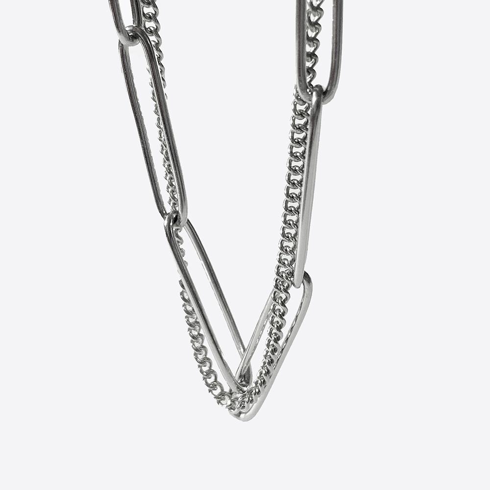 Rush Off Surgical Steel Too Moods Silver Chain Bracelet