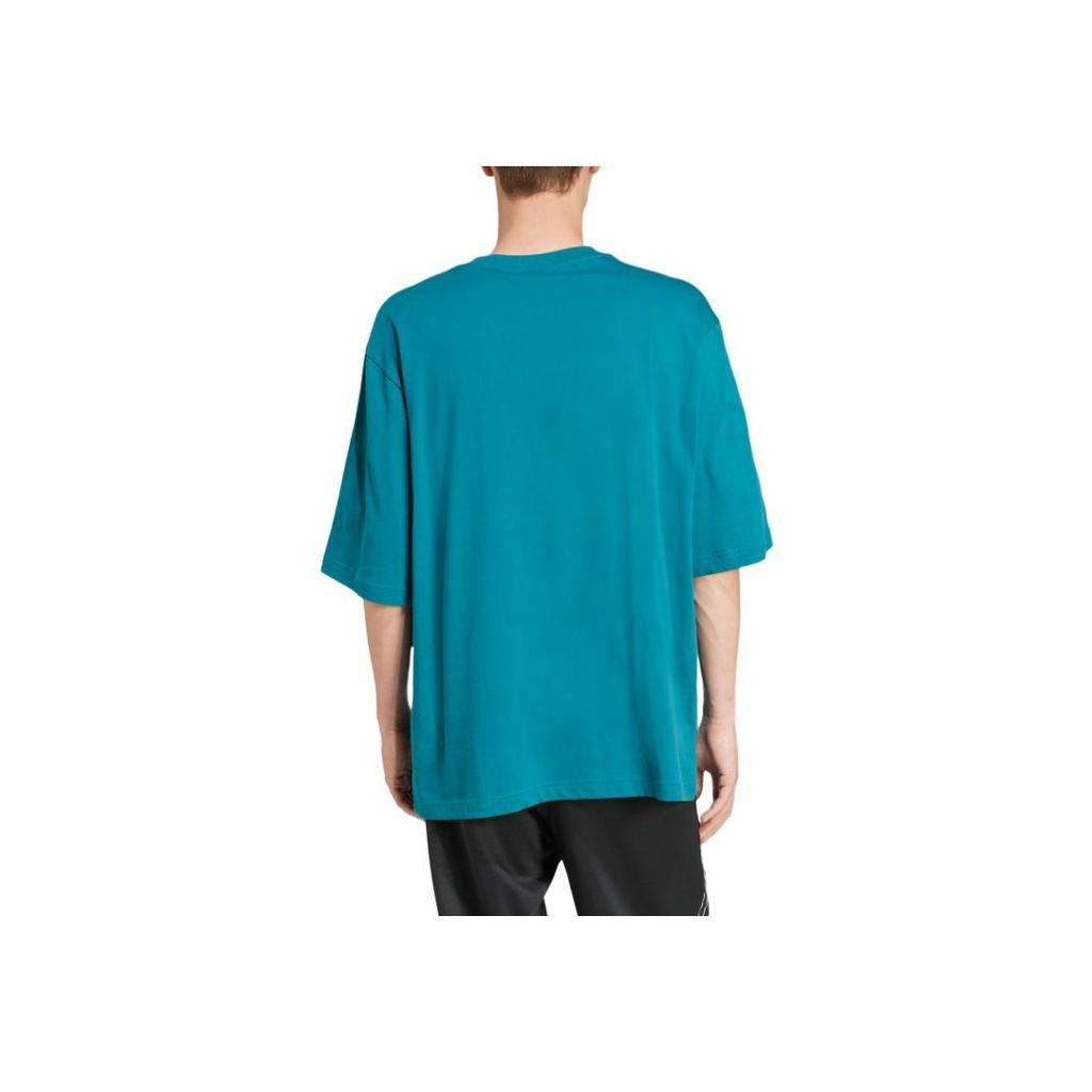 Adidas Originals Adicolor Übergroßes Bequemes Locker Geschnittenes Rundhals Kurzarm T-Shirt Herren Tops Blau JC7733