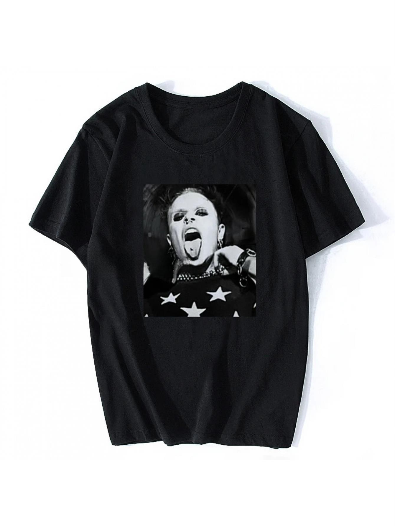 Keith Flint Prodigy Firestarter Graphic Tee - Unisex Stretch Crew Neck Short Sleeve XXXXL