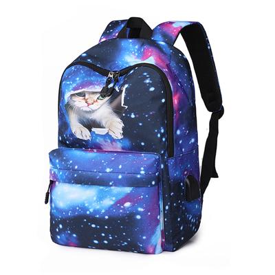 Kid's Backpack Trend Schoolbag Large Capacity Primary School Bag Boys Girl's Book Bag Waterproof Laptop Travel Back Pack