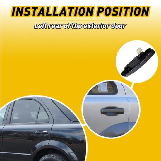 Rear Left Side Driver Outside Outer Door Handle Fits Kia Sorento 03-2006