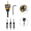 4-Piece Drill Bit Set Adjustable Depth Drill Countersink Drill Set