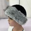 Plush Two-Tone Mongolian Faux Fur Hat - Warm, Stylish & Versatile for Autumn/Winter