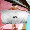 A-Alpha La I-Industries Logo Microfiber Beach Towel Absorbent Quick Dry Soft Yoga Swimming Resort Mountain Climbing Towel