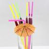 30/60PCS Umbrella Drink Straws Disposable Straw Party Juice Cocktail Birthday Summer Beach Party Decoration Supplies TMZ