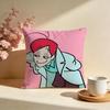 Stylish PPsycho Cutiesiou Cushion Cover Stylish Washable Pillow Cover Ideal for Couch Bedroom Car Decoration