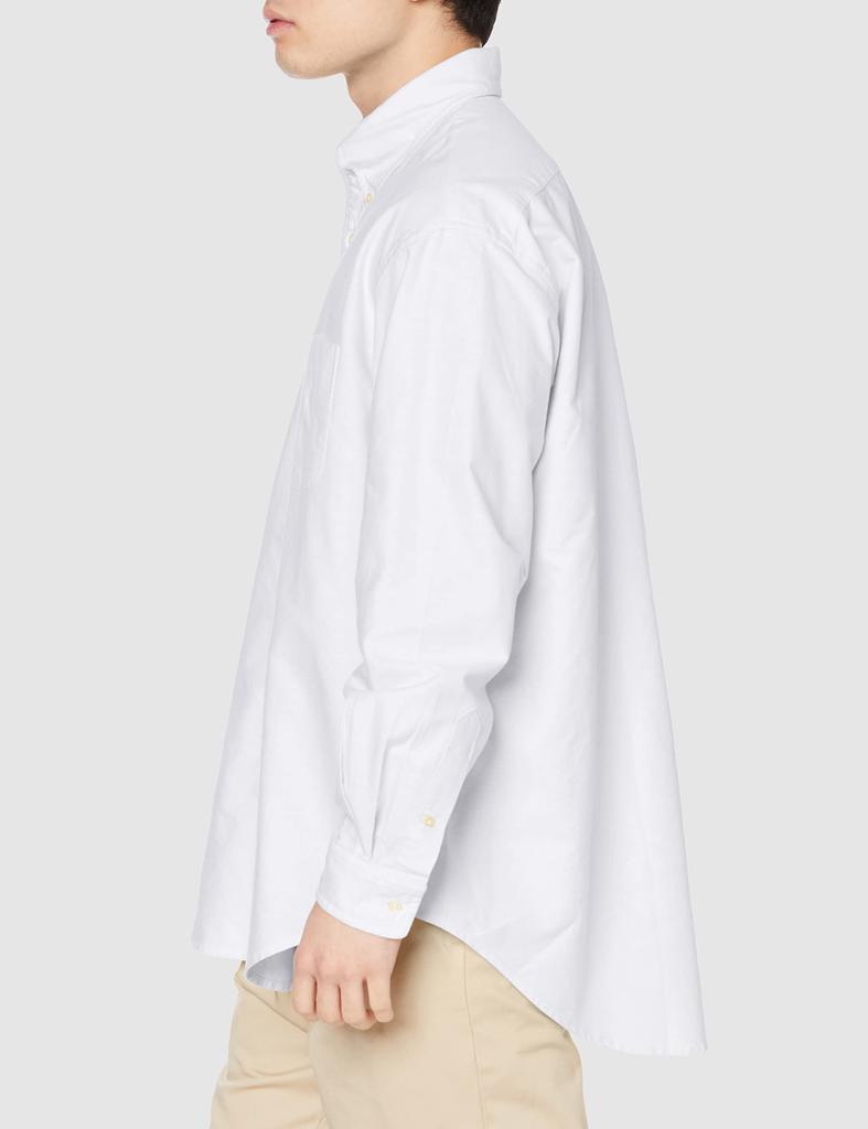 Lee Official Small Men's Button-Down Shirt, LM8514-118, White,
