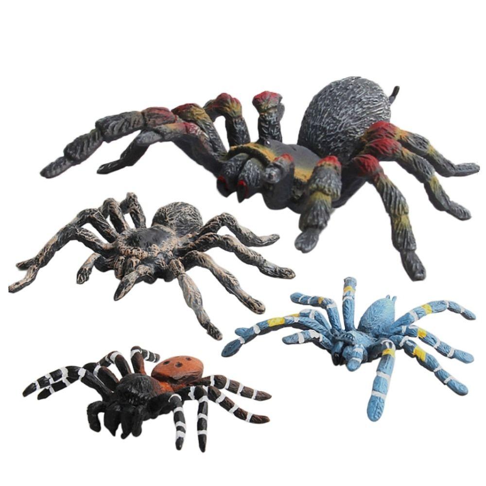 Toys Spider Action Figures Spider Model Toy Simulation Spider Figurines Halloween Scary Prop