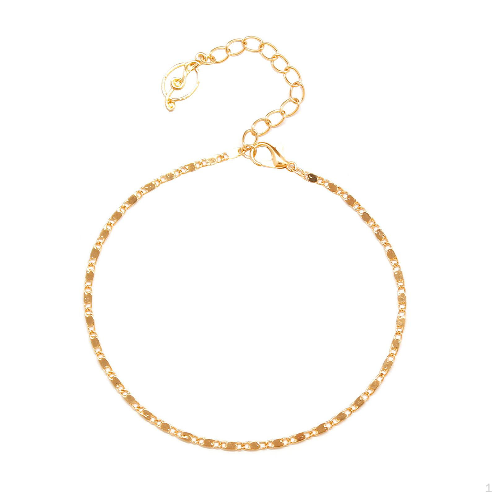 

Браслет на щиколотку для женщин, стильный регулируемый браслет на щиколотку, легко открывается и снимается, украшения для ног в стиле бохо