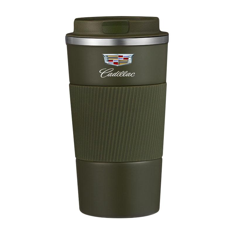 Stainless Steel Coffee Thermos Mug Vacuum Flask Travel Thermal Cup For Cadillac XT5 XTS CTS BLS SLS DTS SRX Escalade Tiburon Deville