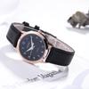 Square Diamond Inlaid Women's Quartz Watch Casual Gold Stainless Steel Women's Watch