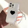 Bracelet Chain Phone Case For iPhone 17 16 15 13 14 for 17Air 17 12 14 16 Pro 17 14 16 Pro Max Sparking Diamond Cute Pattern Hard Cover With Lanyard